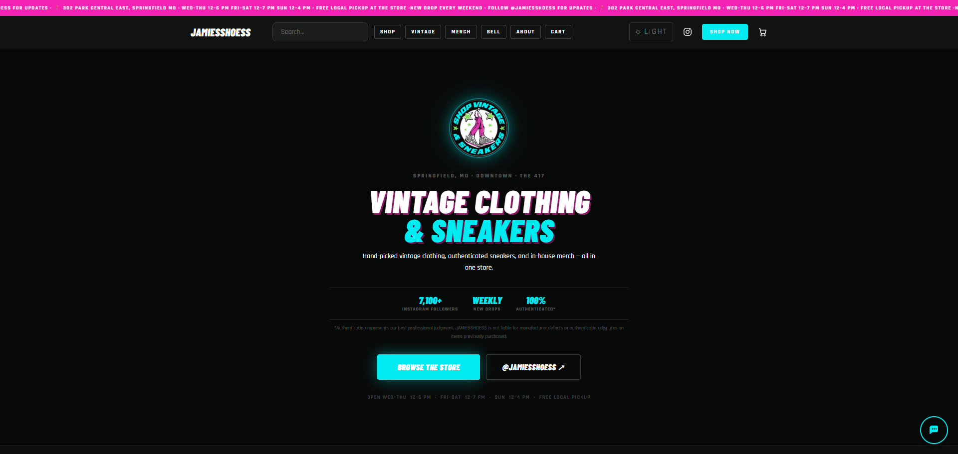 JAMIESSHOESS online store